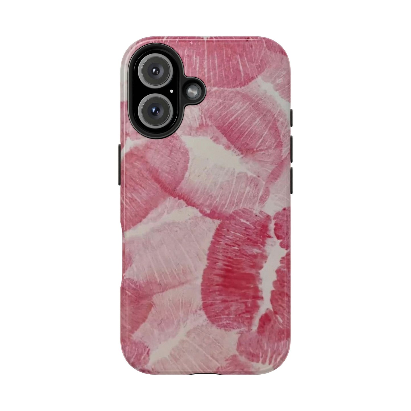 Pink Kiss Print Phone Case