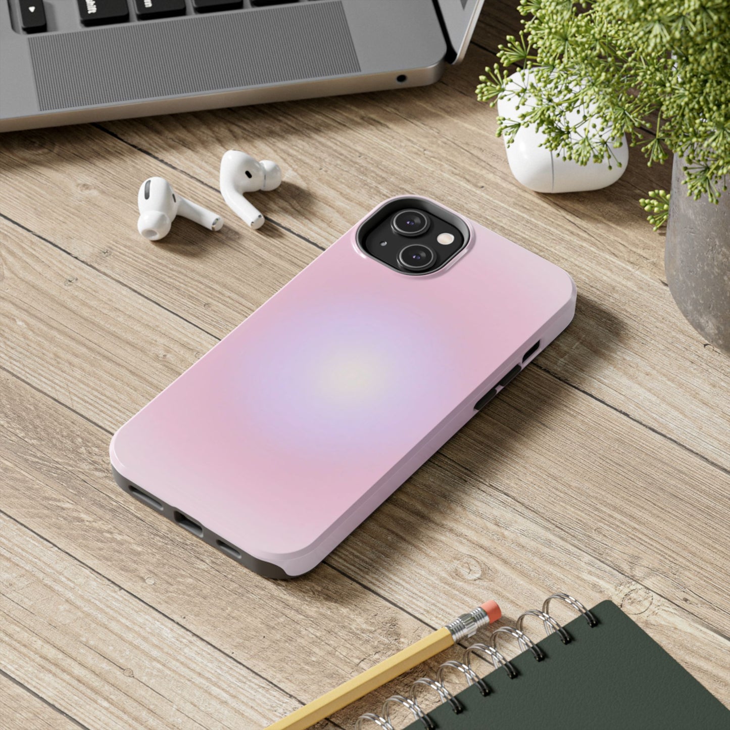 Soft Pink Aura Phone Case