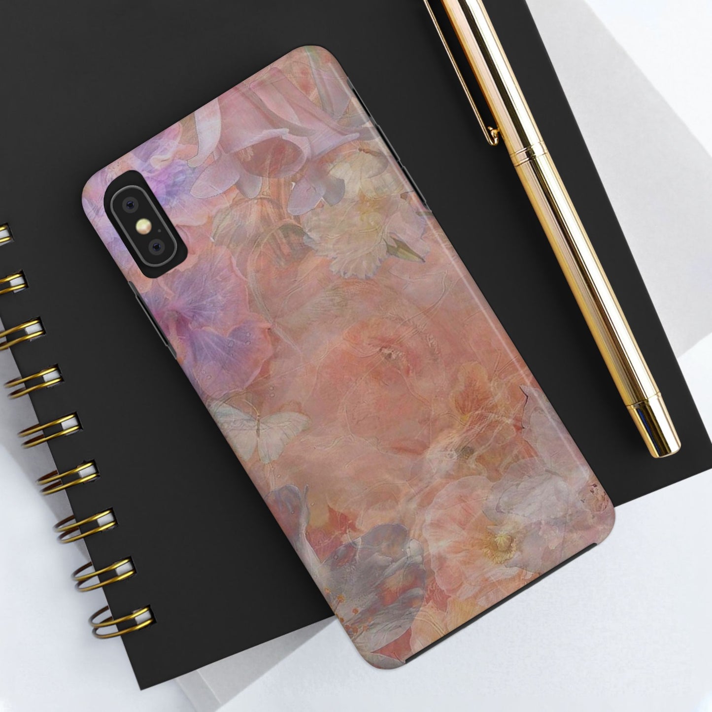 Floral Watercolor Phone Case, Tough Phone Case, Trending, Floral