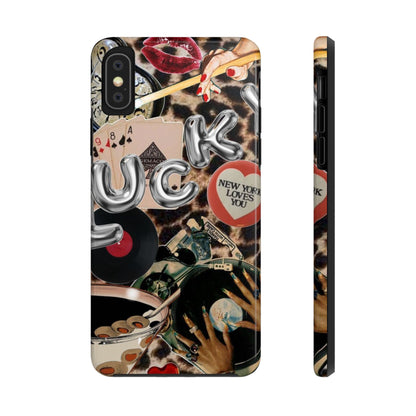 Lucy Phone Case, Retro, Photo Collage, Aesthetic