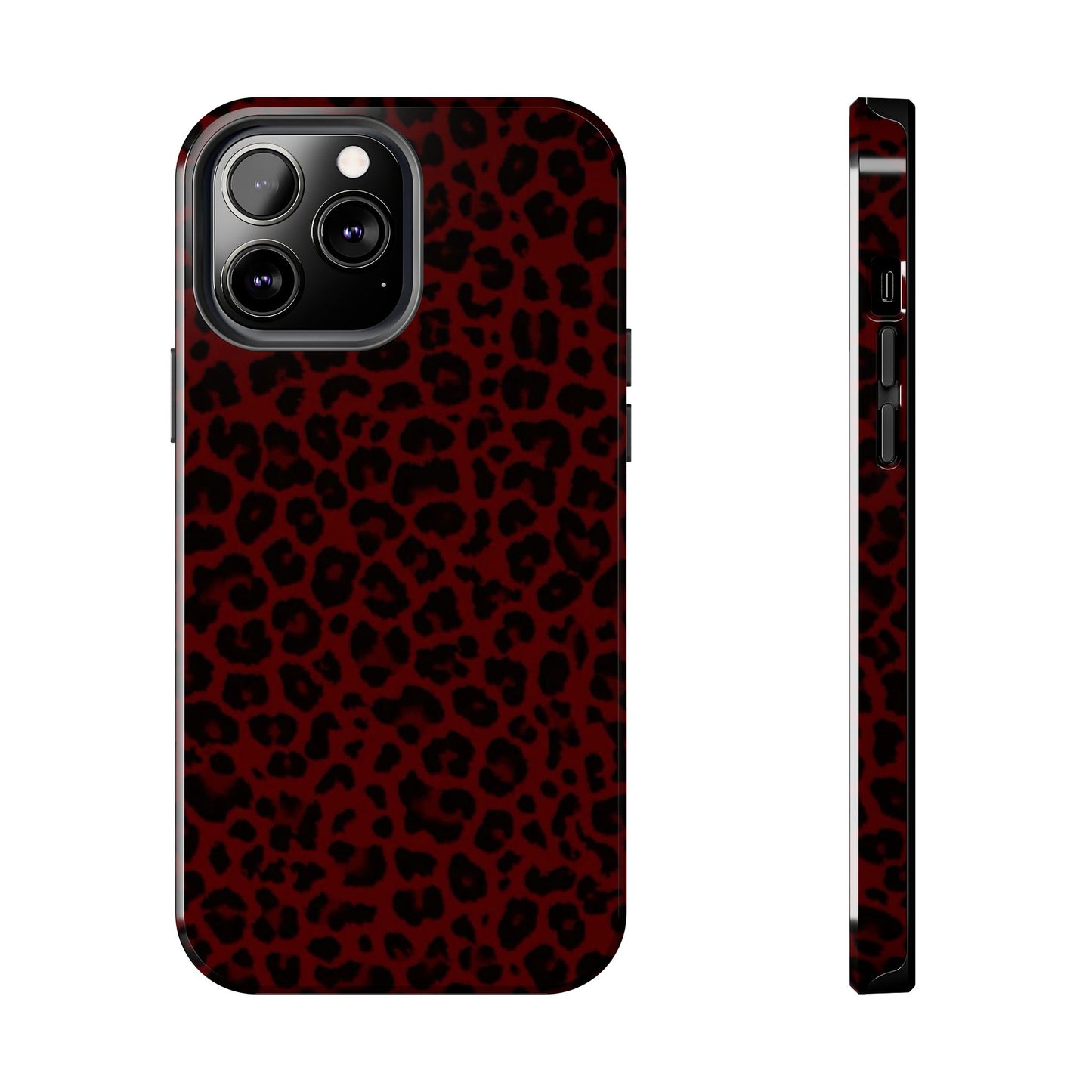 Red Cheetah Print Phone Case