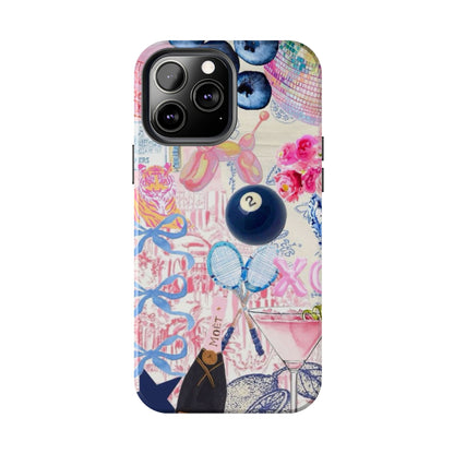 Vibrant Preppy Collage Phone Case.