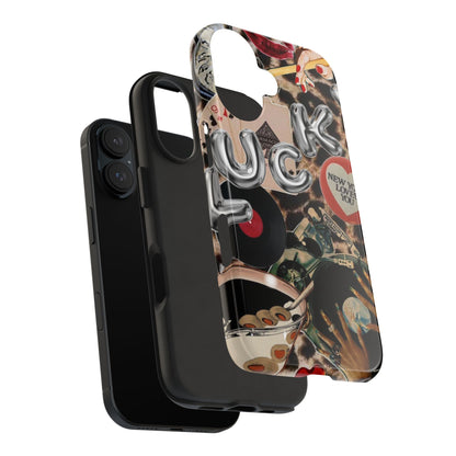 Lucy Phone Case, Retro, Photo Collage, Aesthetic