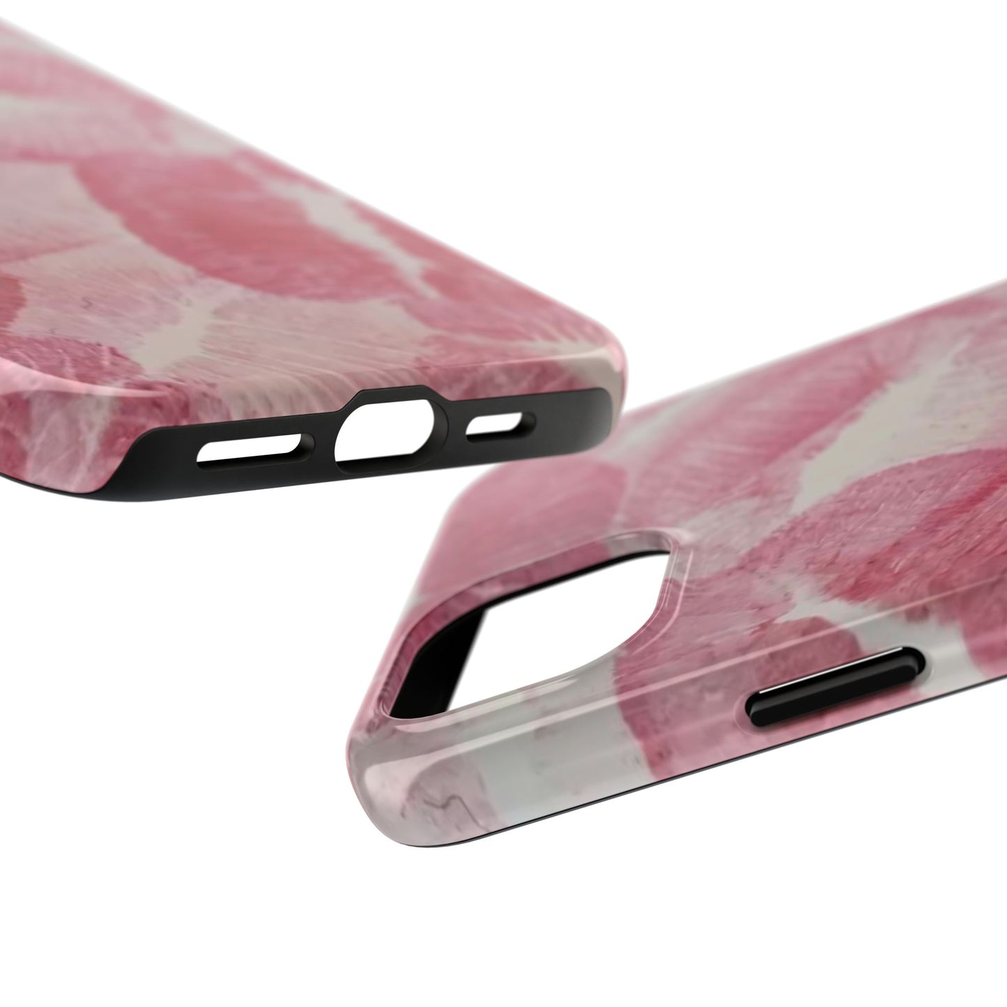 Pink Kiss Print Phone Case