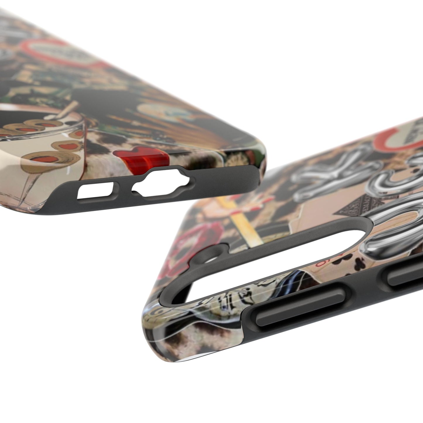 Lucy Phone Case, Retro, Photo Collage, Aesthetic