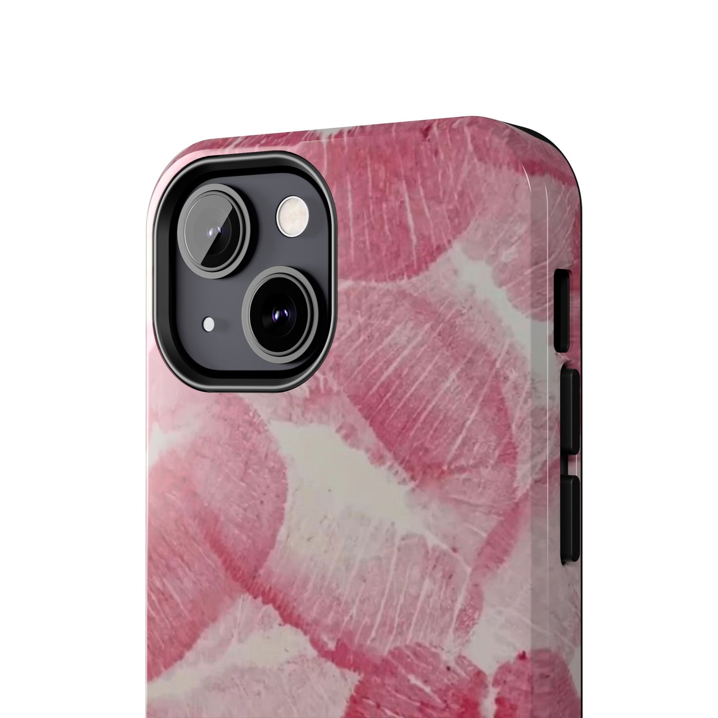 Pink Kiss Print Phone Case
