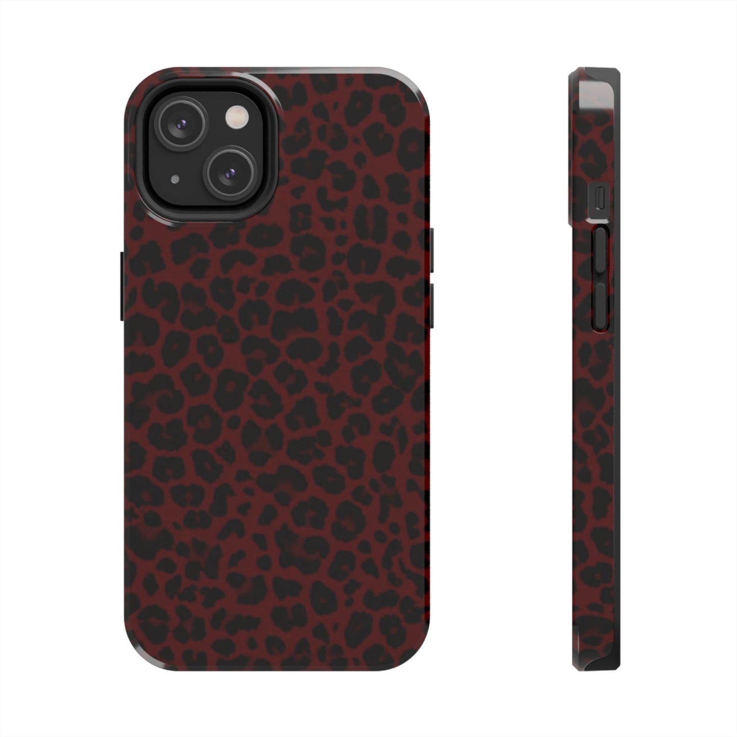 Red Cheetah Print Phone Case