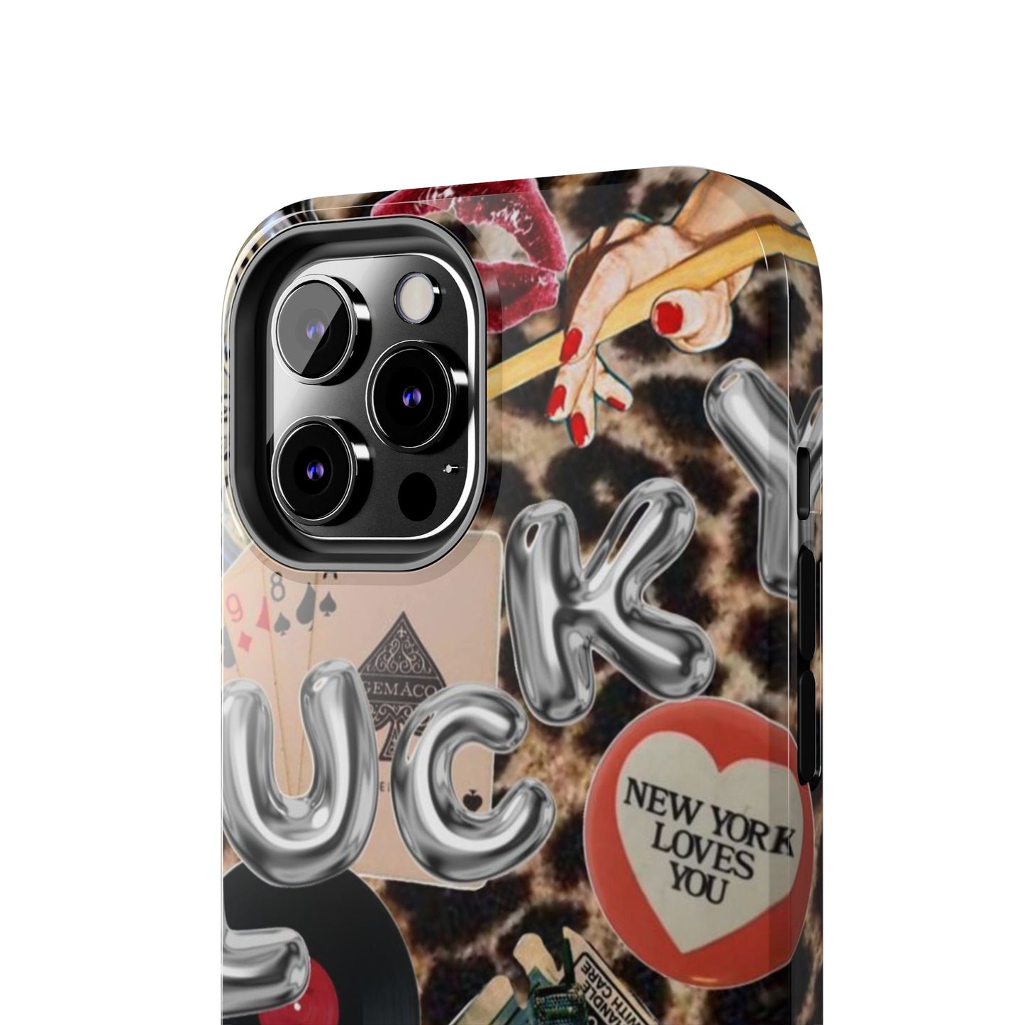 Lucy Phone Case, Retro, Photo Collage, Aesthetic