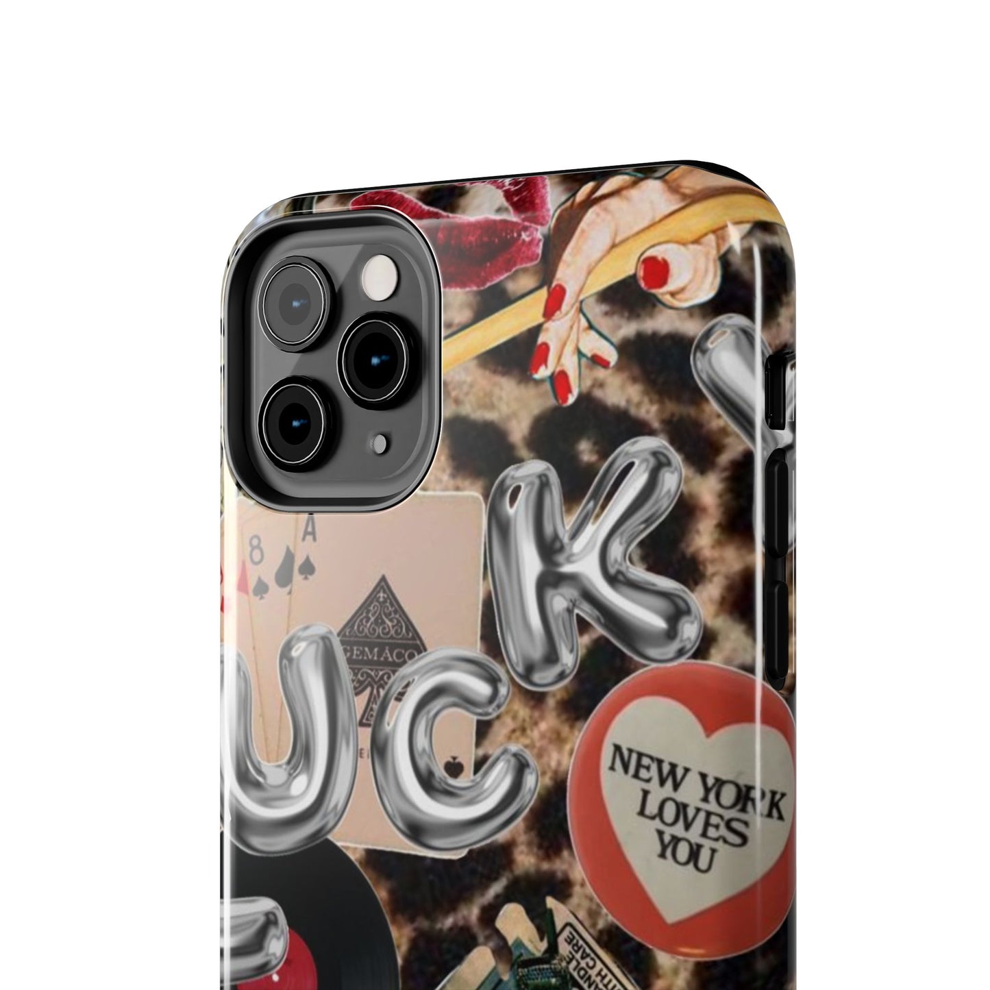 Lucy Phone Case, Retro, Photo Collage, Aesthetic