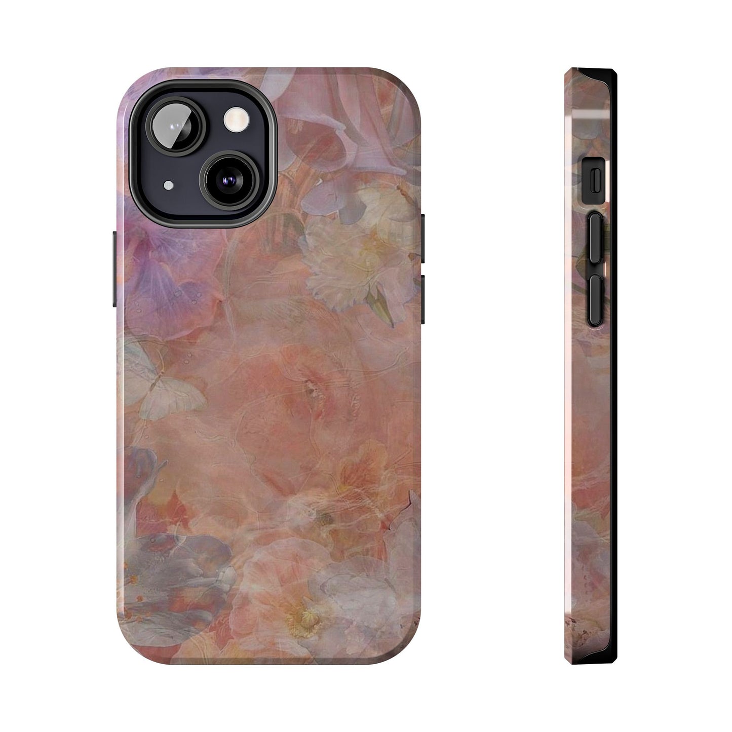 Floral Watercolor Phone Case, Tough Phone Case, Trending, Floral