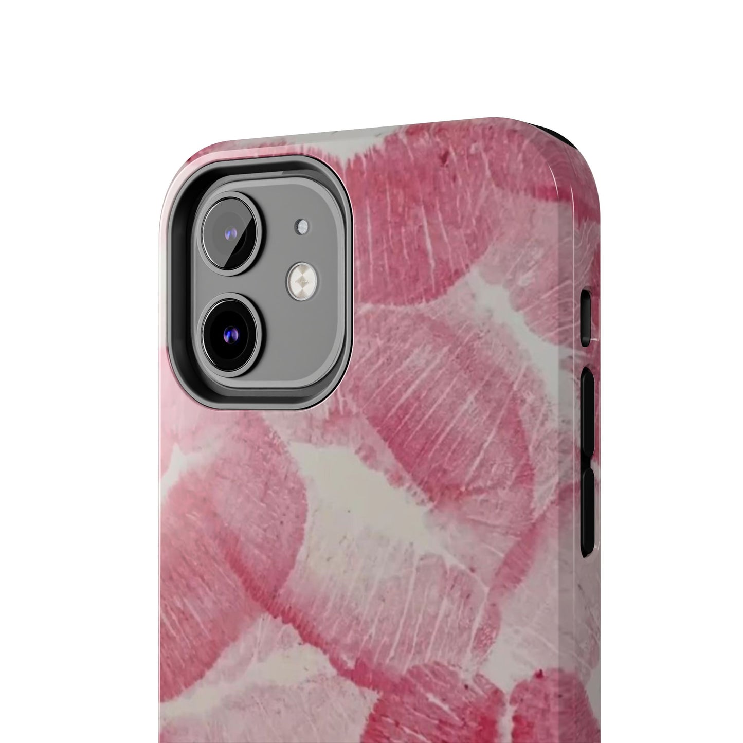 Pink Kiss Print Phone Case