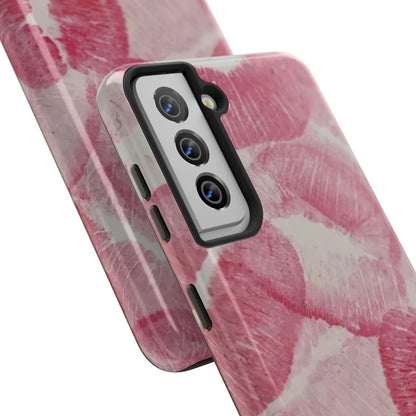 Pink Kiss Print Phone Case