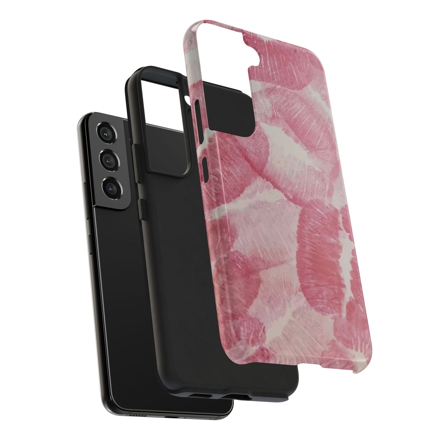 Pink Kiss Print Phone Case