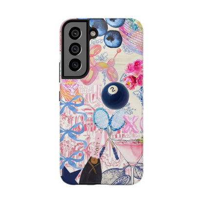 Vibrant Preppy Collage Phone Case.