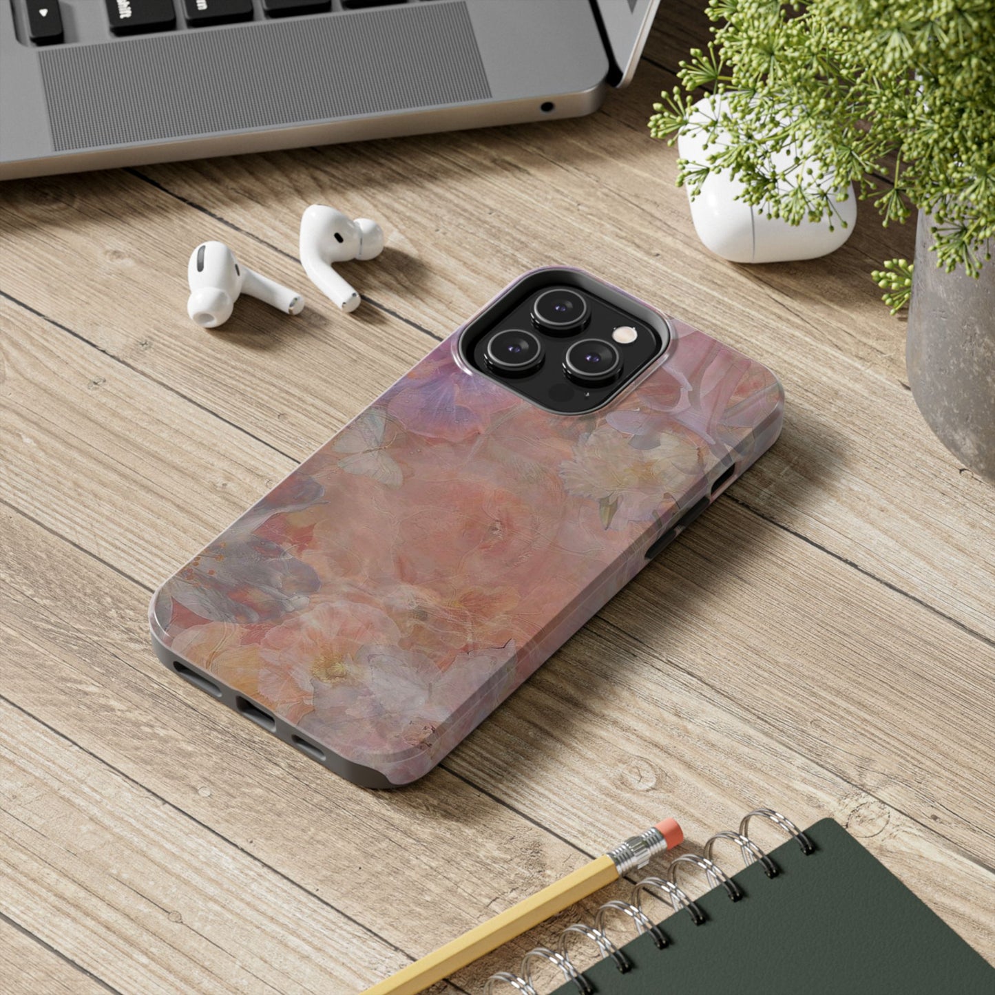 Floral Watercolor Phone Case, Tough Phone Case, Trending, Floral