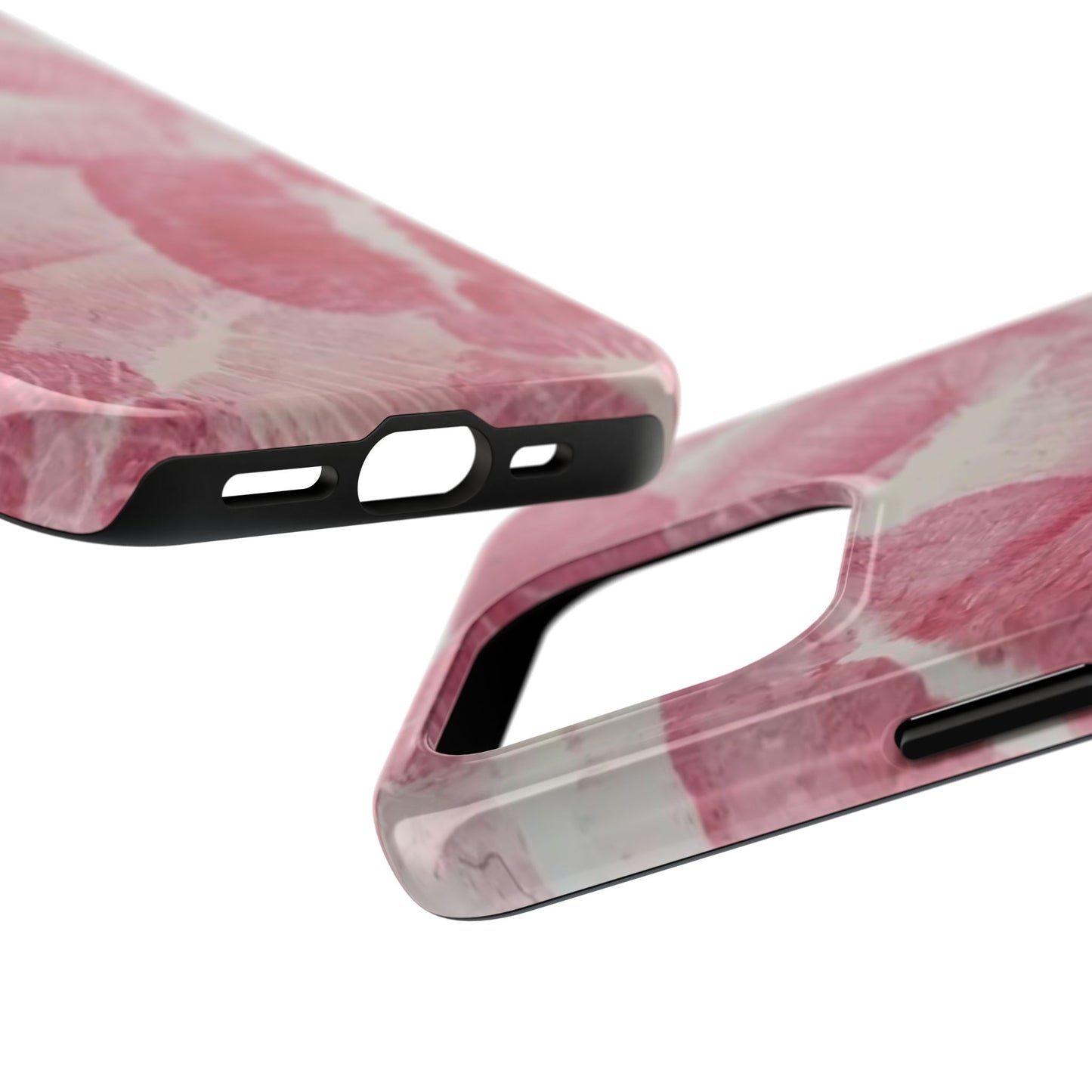 Pink Kiss Print Phone Case