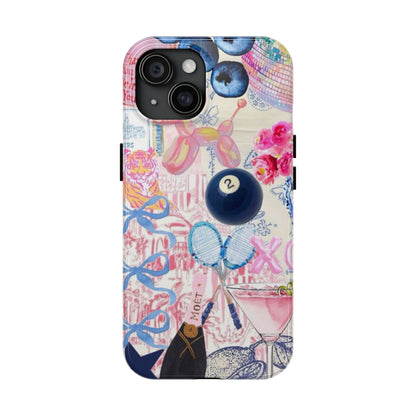 Vibrant Preppy Collage Phone Case.