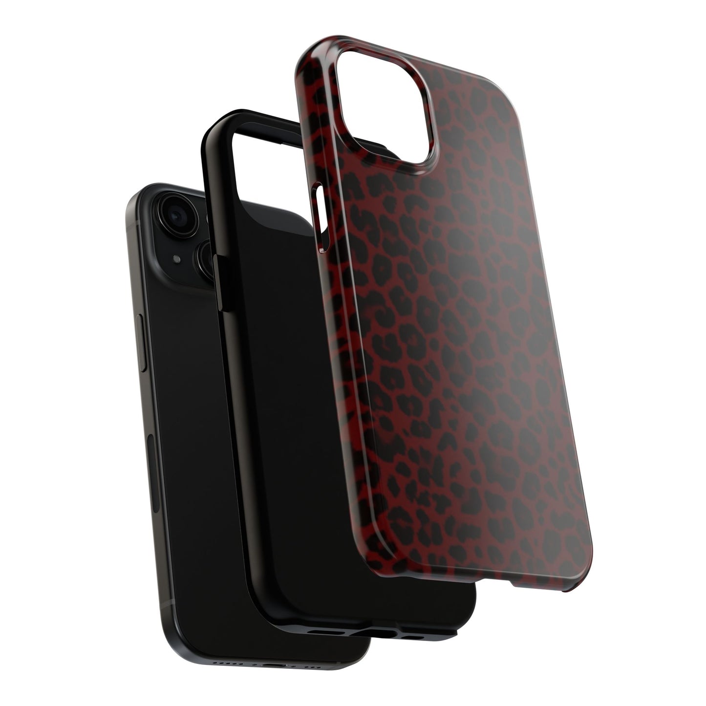 Red Cheetah Print Phone Case