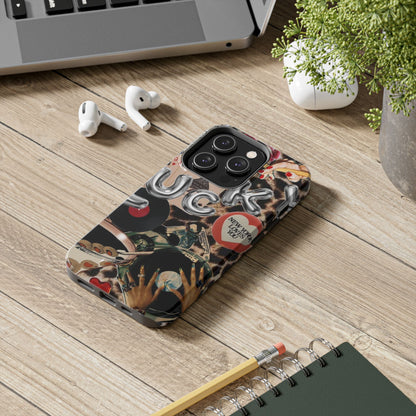 Lucy Phone Case, Retro, Photo Collage, Aesthetic