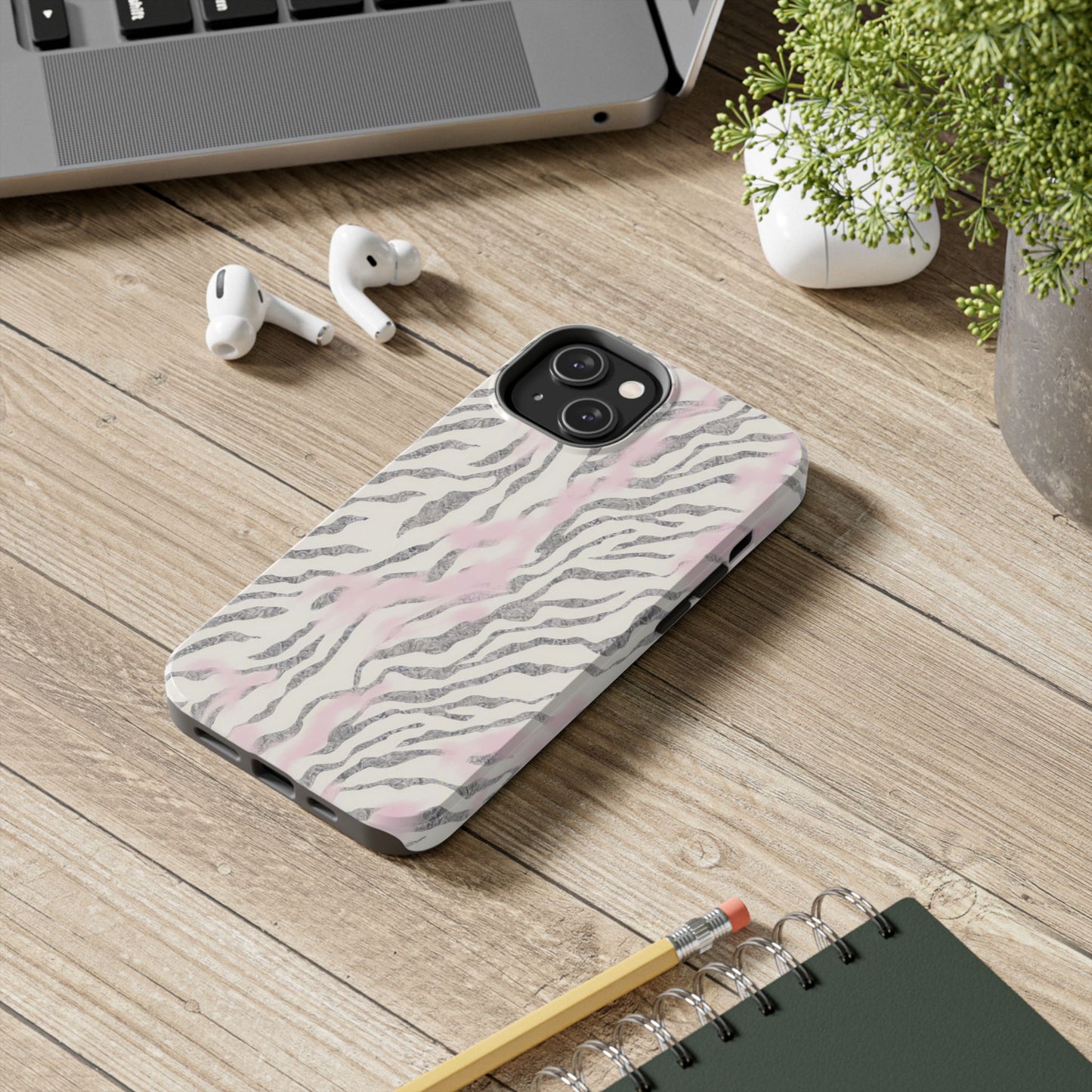 Pink Zebra Phone Case