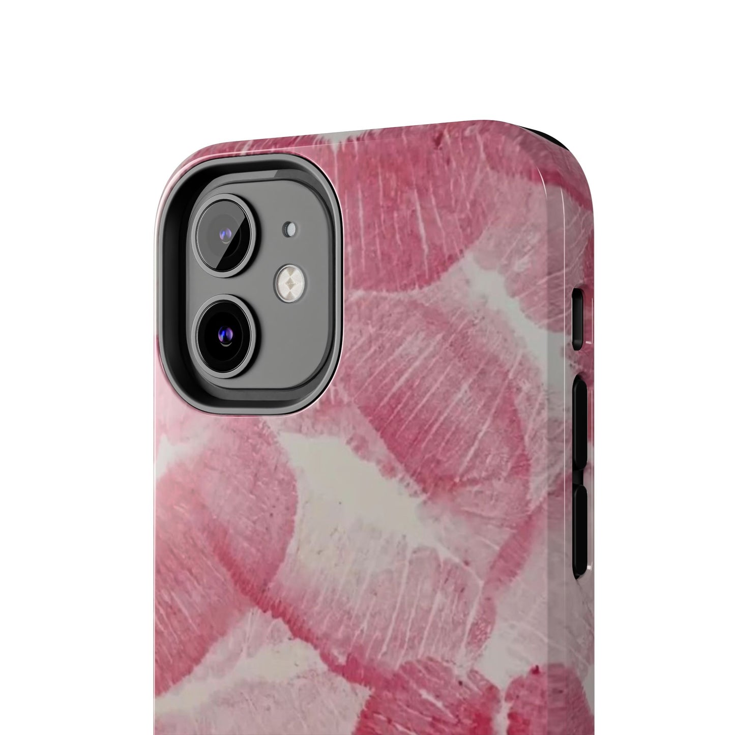 Pink Kiss Print Phone Case