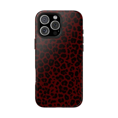 Red Cheetah Print Phone Case