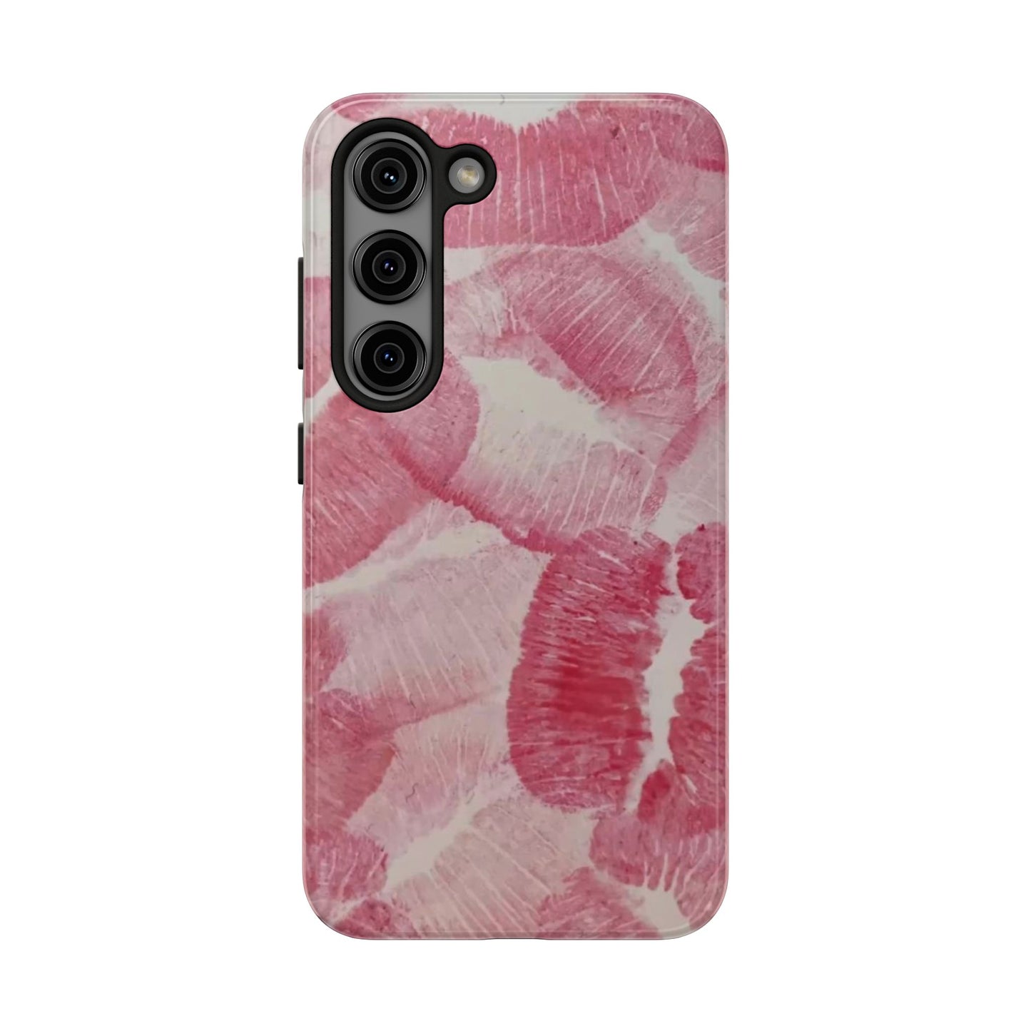 Pink Kiss Print Phone Case