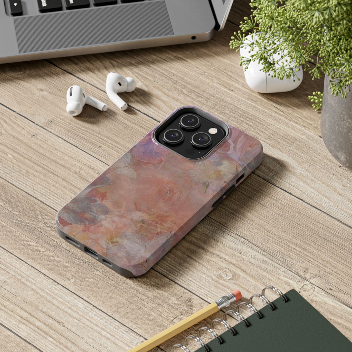 Floral Watercolor Phone Case, Tough Phone Case, Trending, Floral