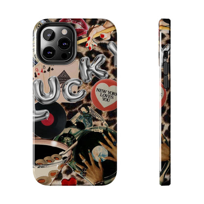 Lucy Phone Case, Retro, Photo Collage, Aesthetic
