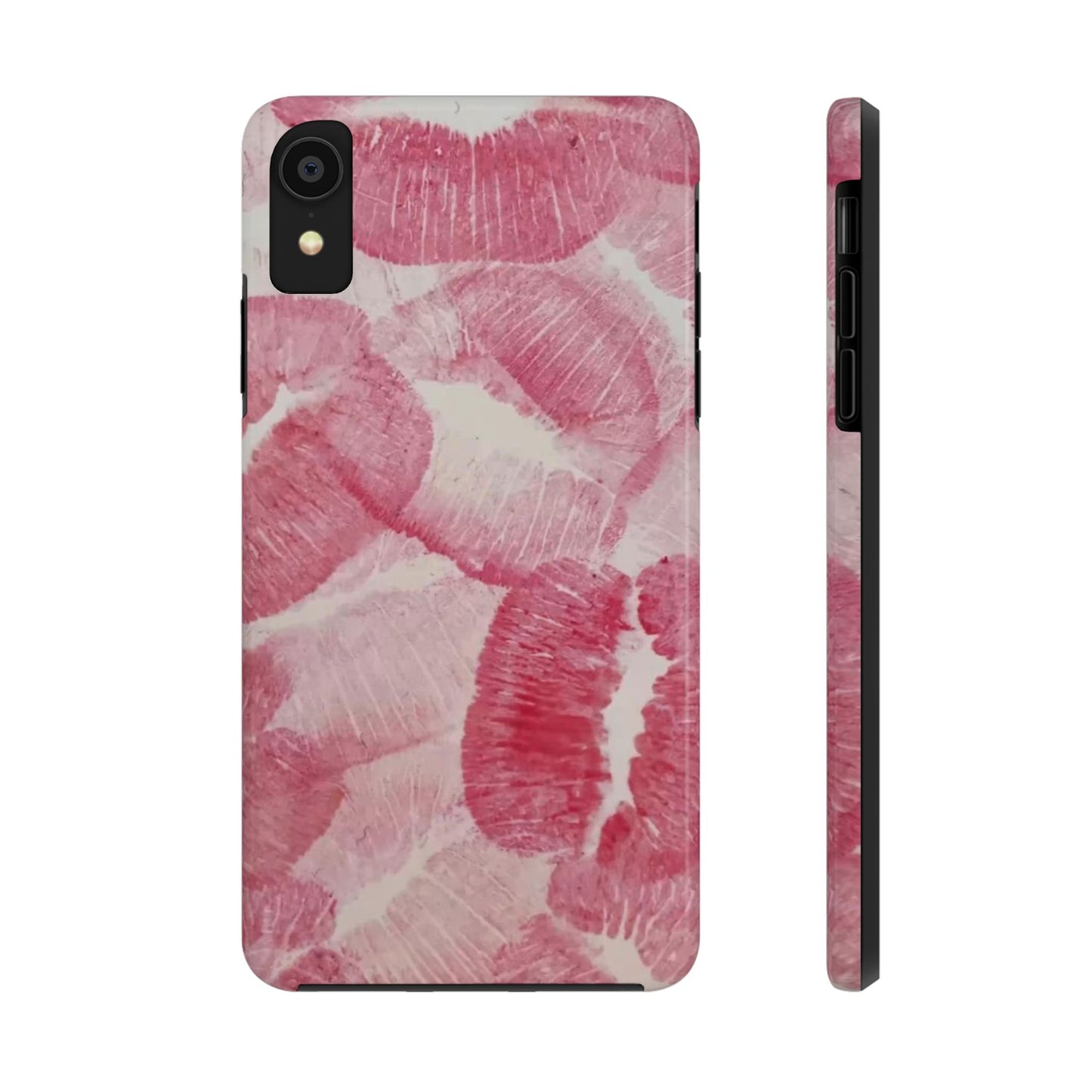Pink Kiss Print Phone Case