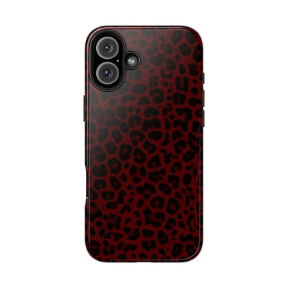 Red Cheetah Print Phone Case
