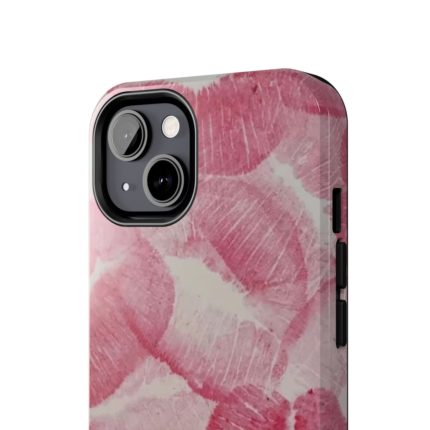 Pink Kiss Print Phone Case