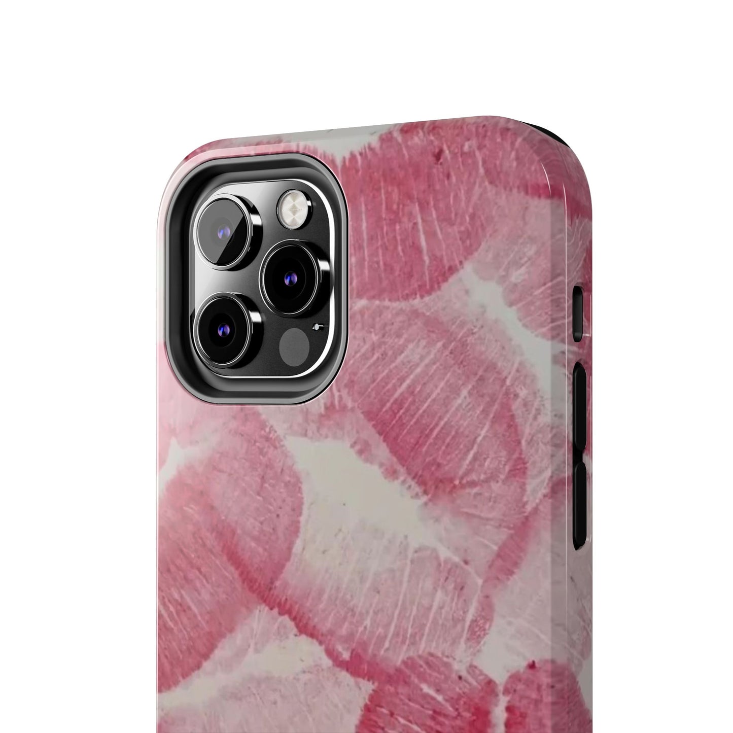 Pink Kiss Print Phone Case