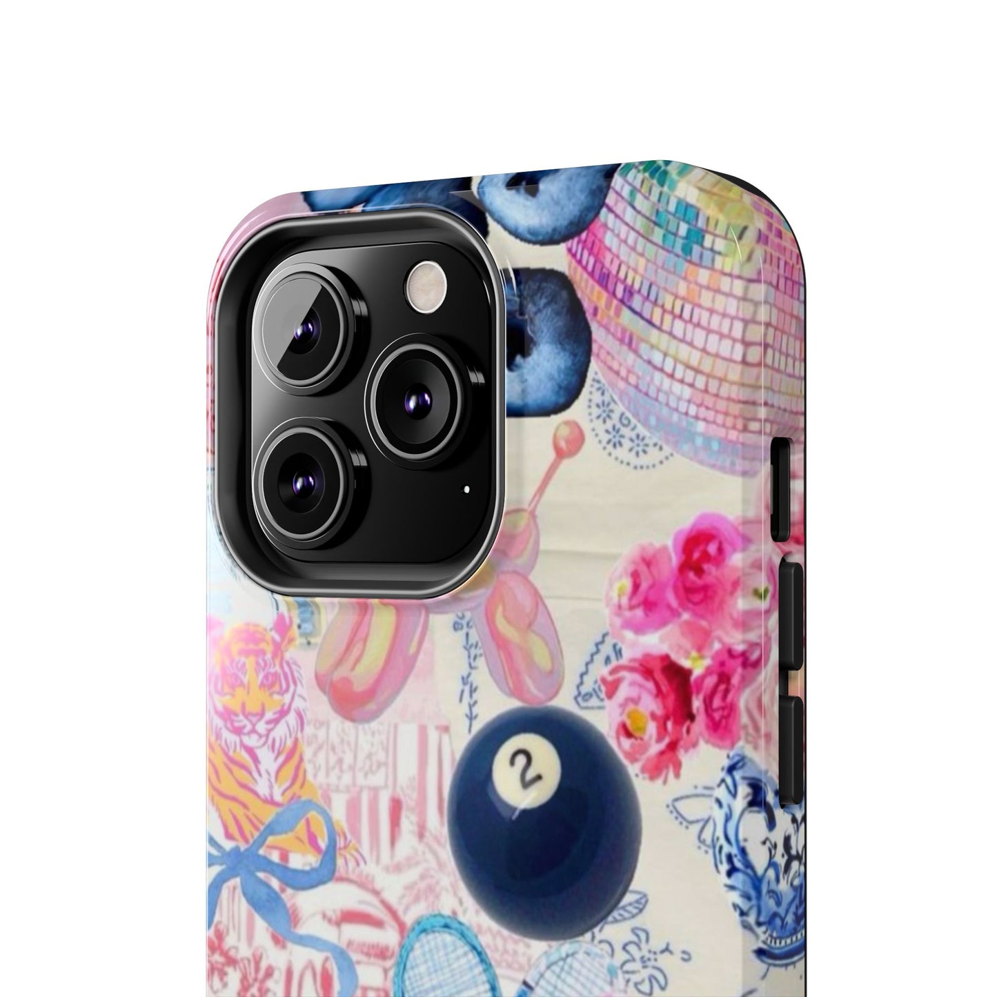 Vibrant Preppy Collage Phone Case.
