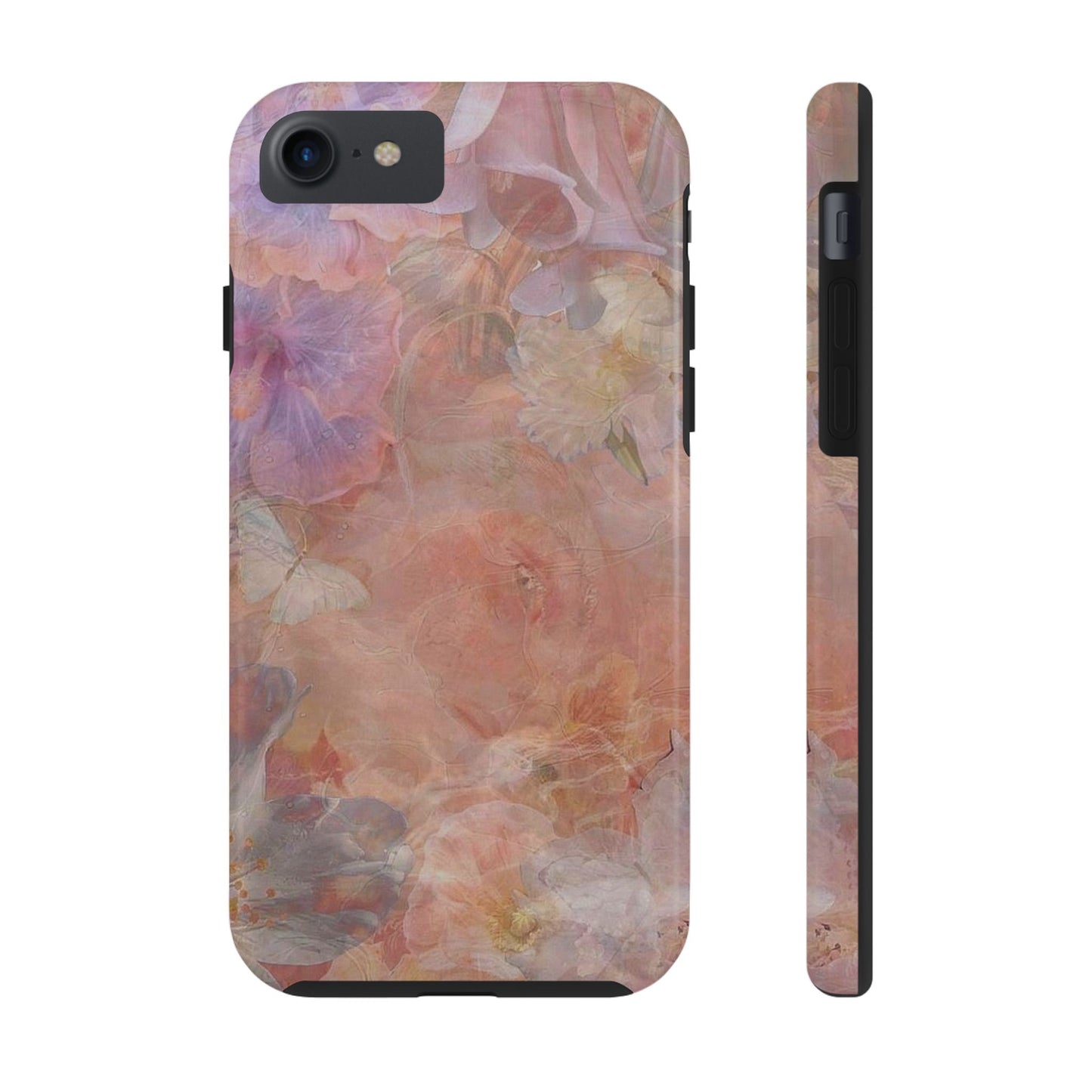 Floral Watercolor Phone Case, Tough Phone Case, Trending, Floral