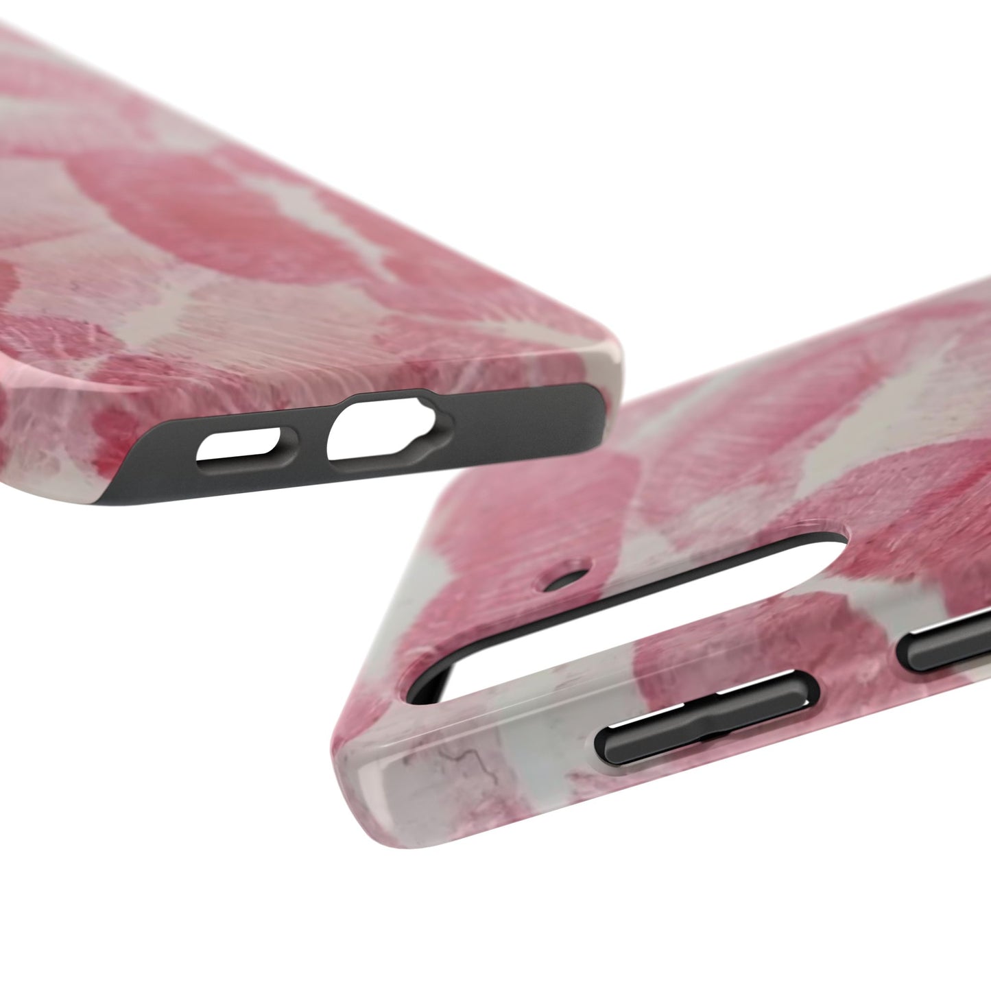 Pink Kiss Print Phone Case