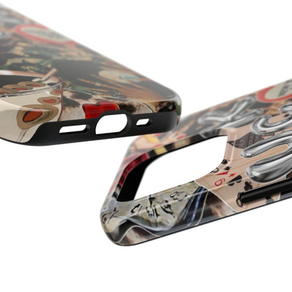 Lucy Phone Case, Retro, Photo Collage, Aesthetic