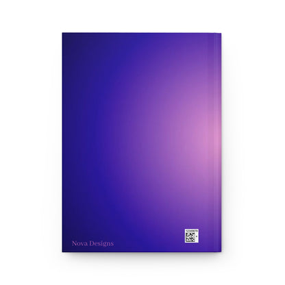 Purple and Blue Aura Hardcover Journal