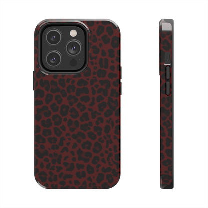 Red Cheetah Print Phone Case
