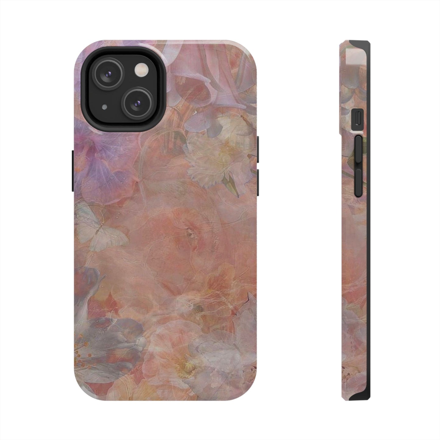 Floral Watercolor Phone Case, Tough Phone Case, Trending, Floral
