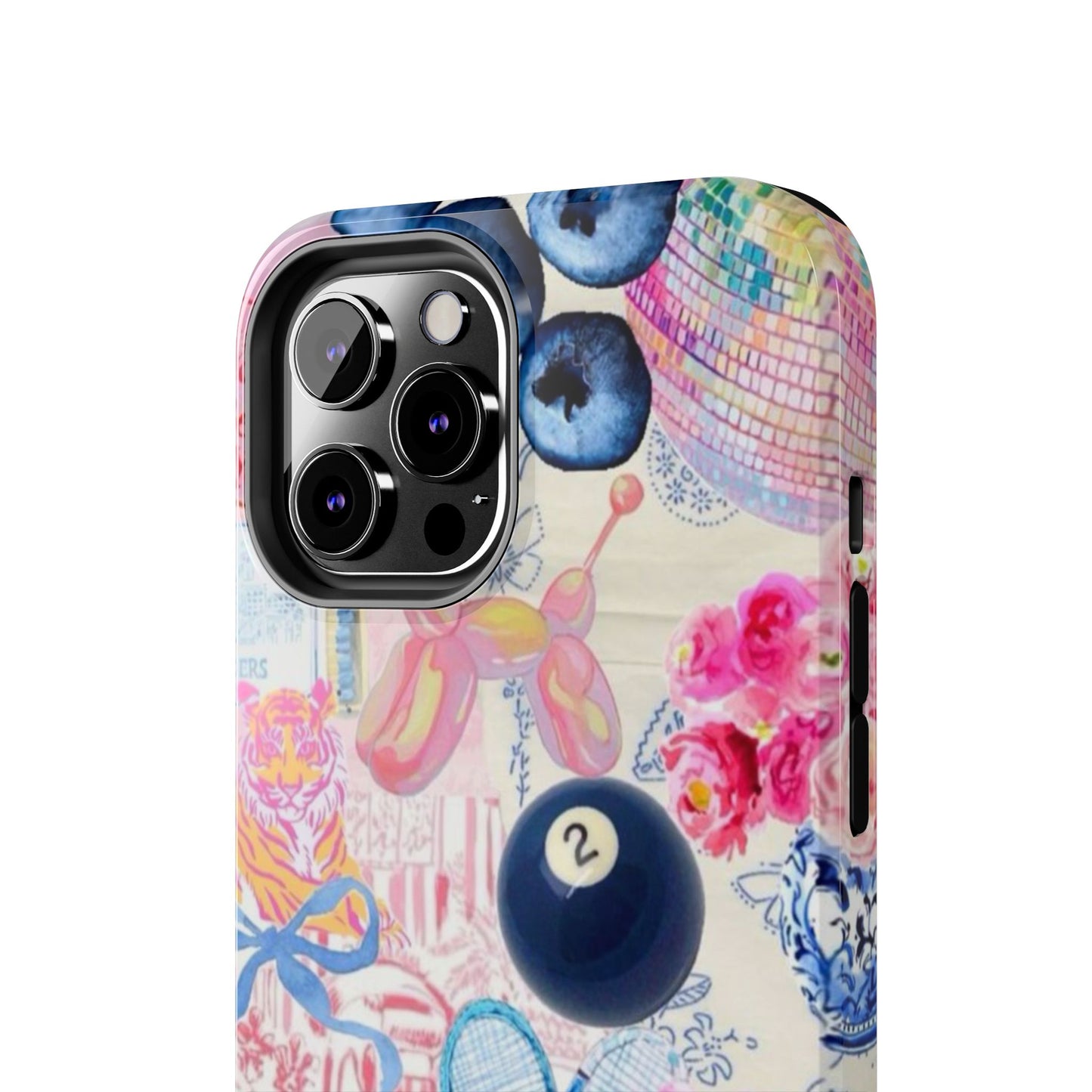 Vibrant Preppy Collage Phone Case.