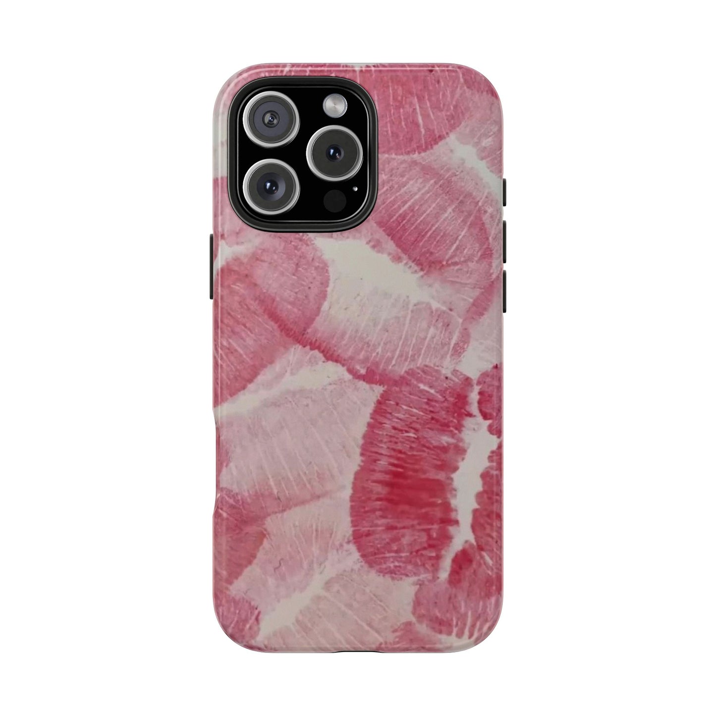 Pink Kiss Print Phone Case