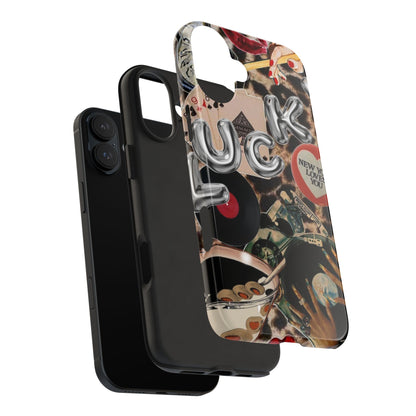 Lucy Phone Case, Retro, Photo Collage, Aesthetic