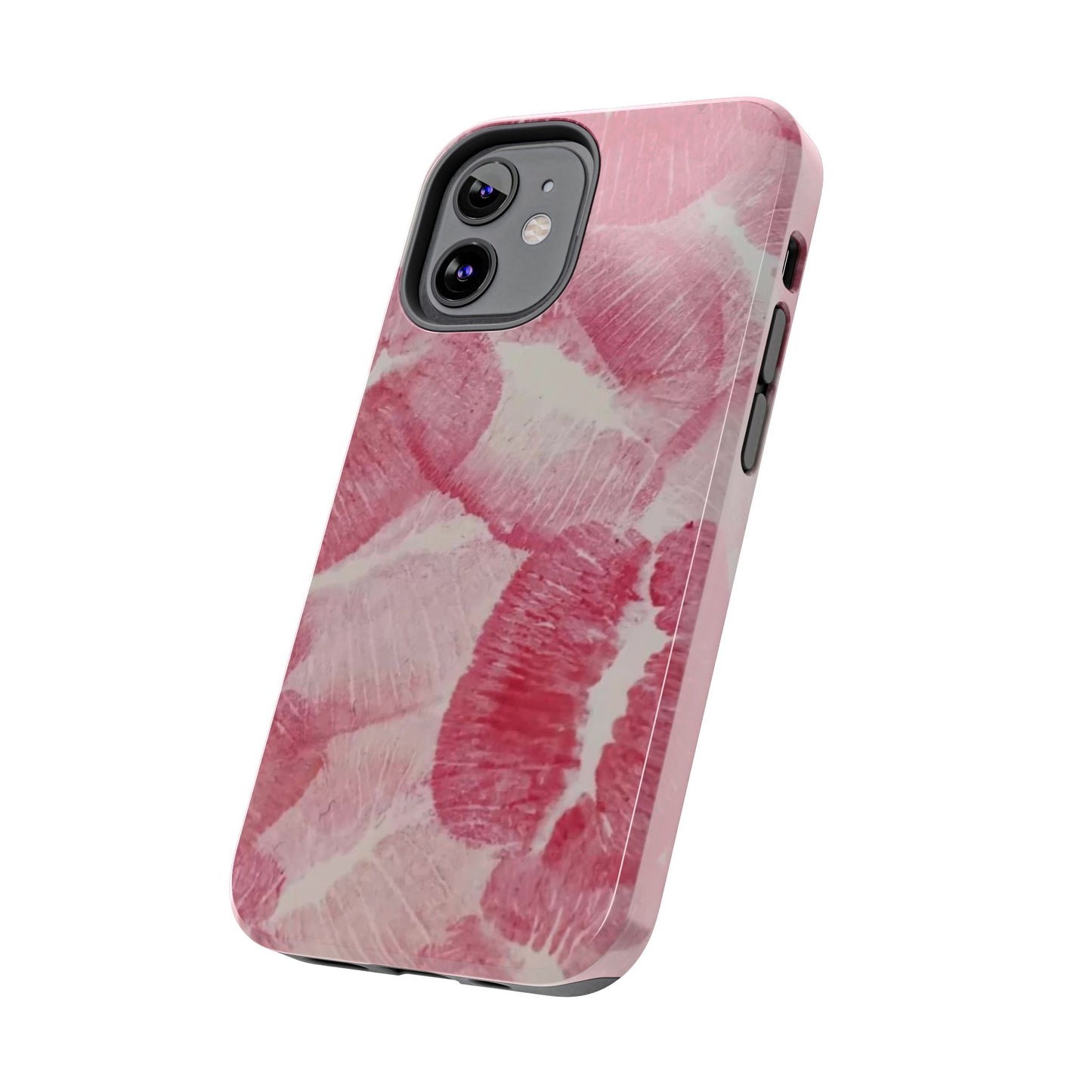 Pink Kiss Print Phone Case