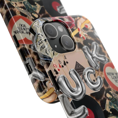 Lucy Phone Case, Retro, Photo Collage, Aesthetic