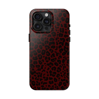 Red Cheetah Print Phone Case
