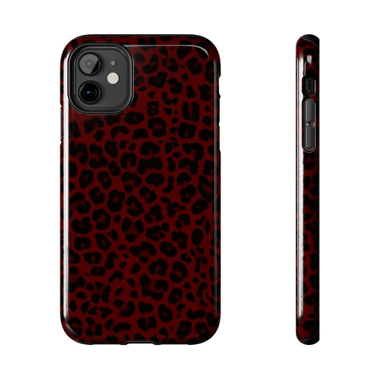Red Cheetah Print Phone Case