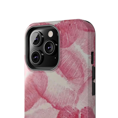 Pink Kiss Print Phone Case