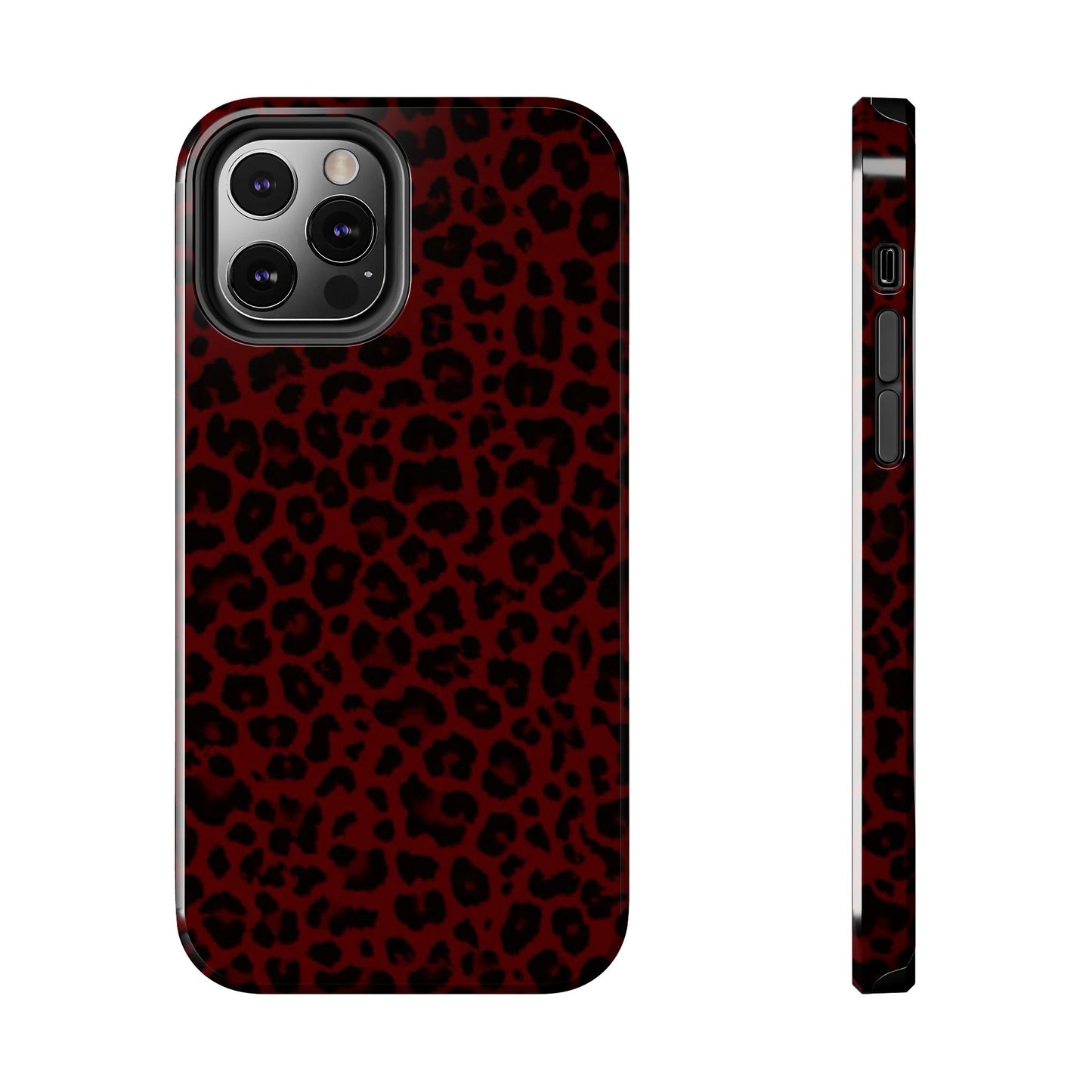 Red Cheetah Print Phone Case