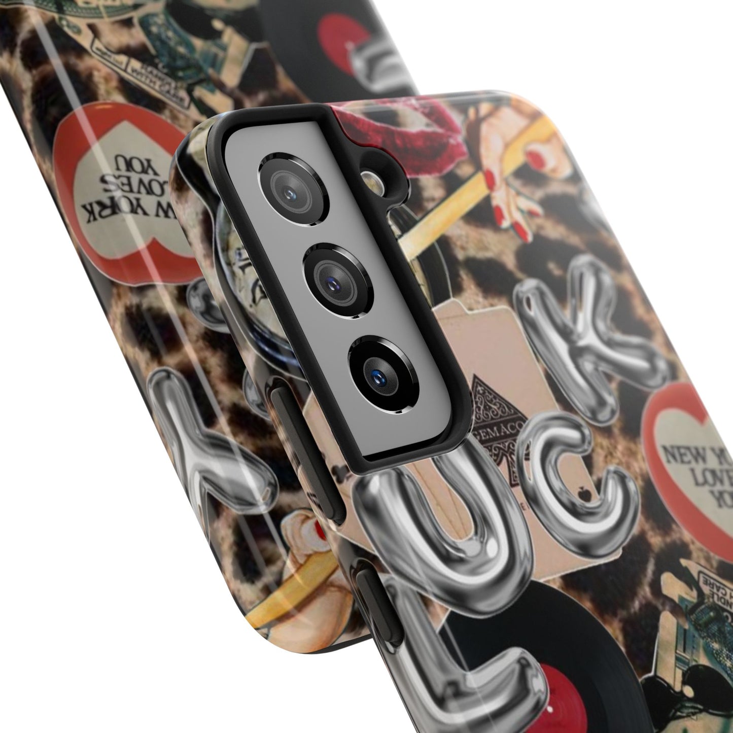 Lucy Phone Case, Retro, Photo Collage, Aesthetic